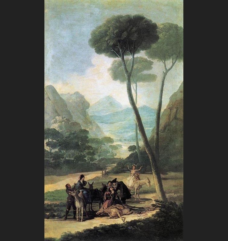 Francisco de Goya The Fall La Caida